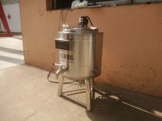 Pasteuriser γάλακτος 220V 50Hz μηχανή SUS304 50 βαθμός 99 βαθμός
