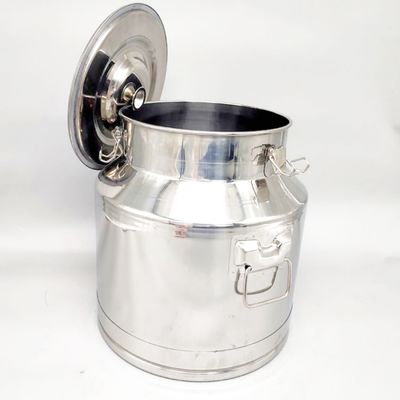 το κατάστημα 25L και το πάχος 0.8mm γάλακτος μεταφορών γάλα αποθήκευσης μπορούν