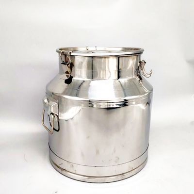 το κατάστημα 25L και το πάχος 0.8mm γάλακτος μεταφορών γάλα αποθήκευσης μπορούν