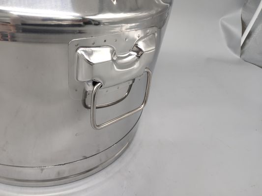 το κατάστημα 25L και το πάχος 0.8mm γάλακτος μεταφορών γάλα αποθήκευσης μπορούν