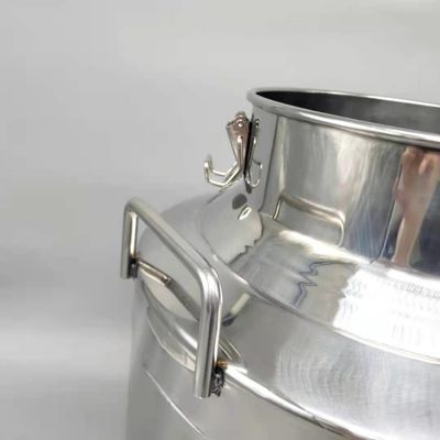 Αεροστεγής υγρασία κάδων βαθμού τροφίμων SS304 50L - απόδειξη με το καπάκι