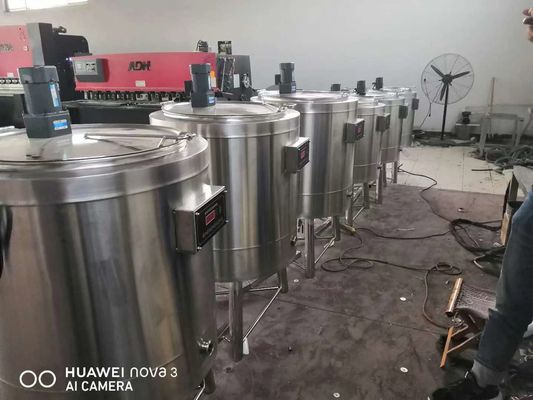 500L καμία pasteurizer ανοξείδωτου σκουριάς μηχανή με τη προηγμένη τεχνολογία