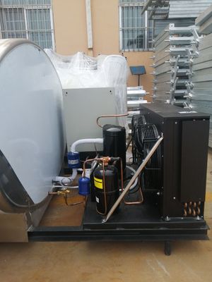 Φρέσκια δεξαμενή 304 ψύξης γάλακτος 1000 λίτρου ανοξείδωτο