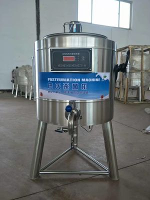 Διευθετήσιμος Pasteurizer εγχώριου γάλακτος 99 βαθμού ηλεκτρικός τύπος για την αίγα