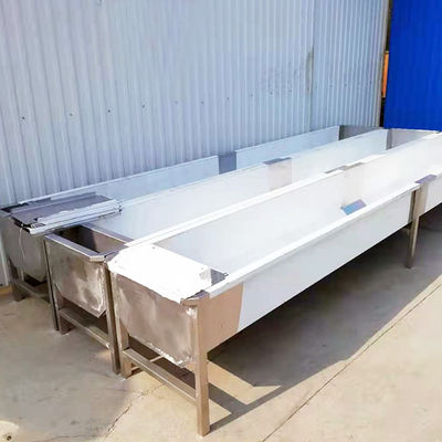 ζωική γούρνα 3500*380*250mm κατανάλωσης 220V 50HZ γούρνα βοοειδών ανοξείδωτου