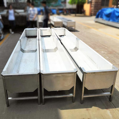 ζωική γούρνα 3500*380*250mm κατανάλωσης 220V 50HZ γούρνα βοοειδών ανοξείδωτου