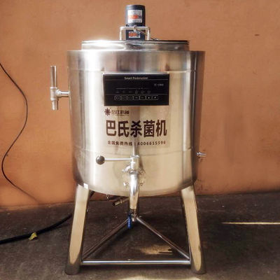 Ηλεκτρικό Pasteurizer 1.5mm γάλακτος θέρμανσης 300L μικρό πάχος