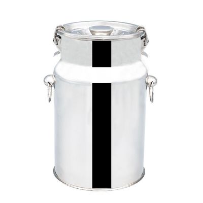 Το ασημένιο 10L SS Customrized συσκευασίας γάλα λογότυπων μπορεί ανοξείδωτο να αρμέξει το εμπορευματοκιβώτιο