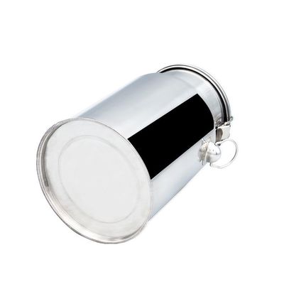 Το ασημένιο 10L SS Customrized συσκευασίας γάλα λογότυπων μπορεί ανοξείδωτο να αρμέξει το εμπορευματοκιβώτιο