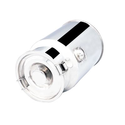 Το ασημένιο 10L SS Customrized συσκευασίας γάλα λογότυπων μπορεί ανοξείδωτο να αρμέξει το εμπορευματοκιβώτιο