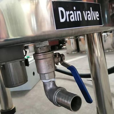 200 λίτρο 304 Pasteuriser ανοξείδωτου αντίσταση διάβρωσης