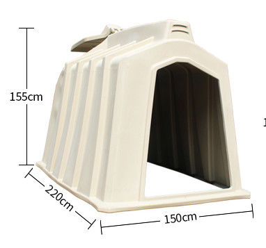 Μικρό πλάτος 333cm μόσχος Hutch απόδειξης σκουριάς ομάδας για το ζωικό κεφάλαιο